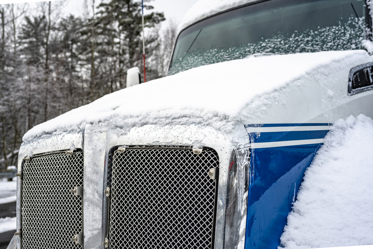 Temperature controlled transport in winter.